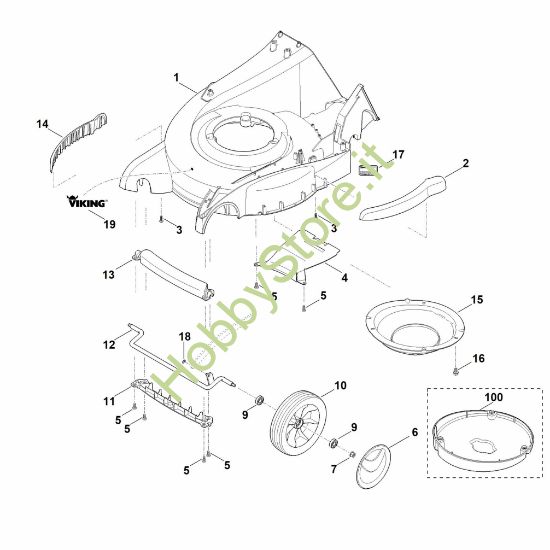 Picture of D - Scocca, asse anteriore MB 650.0 VR