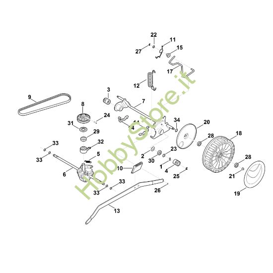 Picture of E - Asse posteriore, cambio MB 650.3 VS