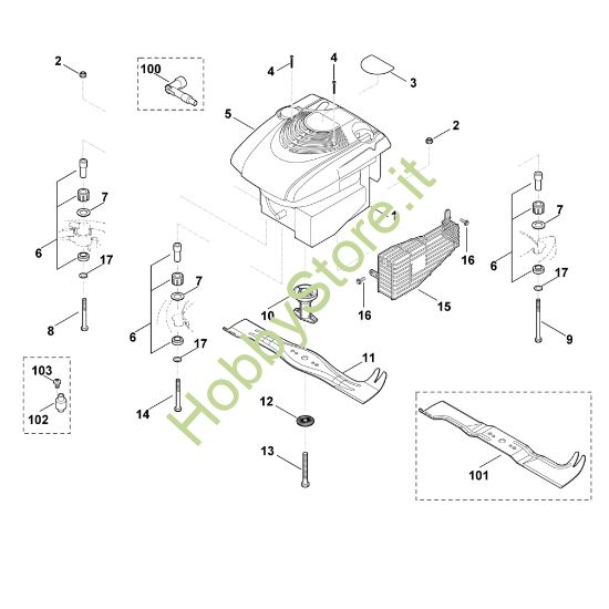 Picture of G - Motore, lama MB 655.0 GQ