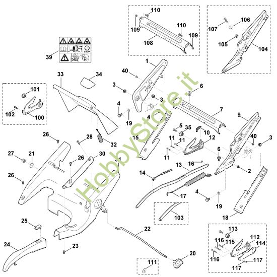 Picture of D - Telaio, regolazione altezza MB 655.0 GS