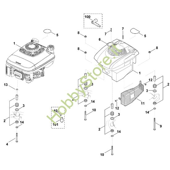 Picture of H - Motore MB 655.0 GS