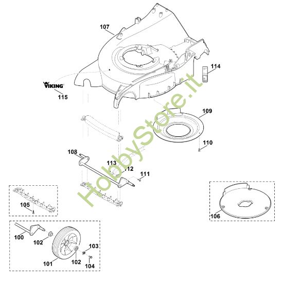 Picture of D1 - Scocca, asse anteriore MB 655.1 GS