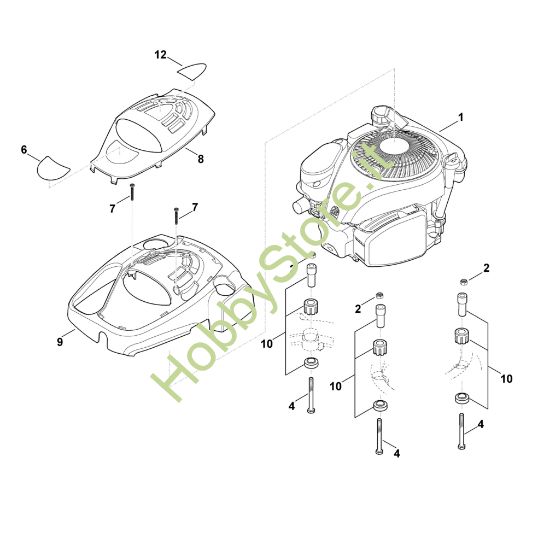 Picture of F - Motore MB 655.1 RS