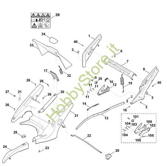 Picture of C - Telaio, regolazione altezza MB 655.1 VS