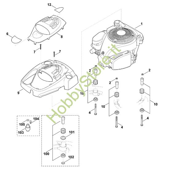 Picture of F - Motore MB 655.1 VS
