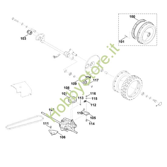 Picture of F1 - Asse posteriore, Trazione MB 750.0 GK