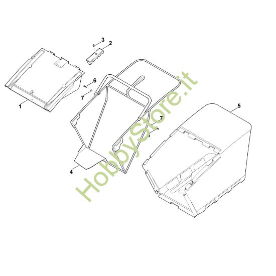 Picture of I - Cesto raccolta erba MB 750.0 GK