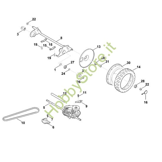 Picture of F - Asse posteriore, Trazione MB 755.2 KS