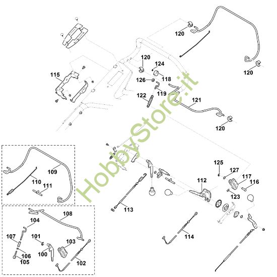 Picture of A1 - Parte superiore manubrio MB 756.0 YC
