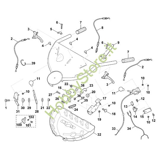 Picture of A - Elementi di comando MB 858.0
