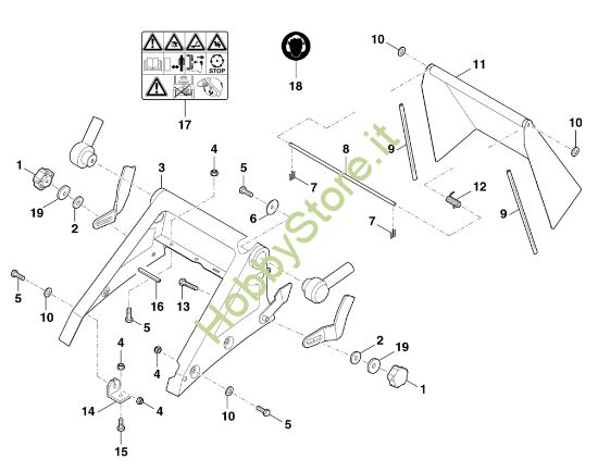Picture of C - Console, sportello d'espulsione MB 858.0