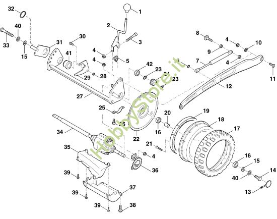 Picture of E - Asse posteriore, differenziale MB 858.0