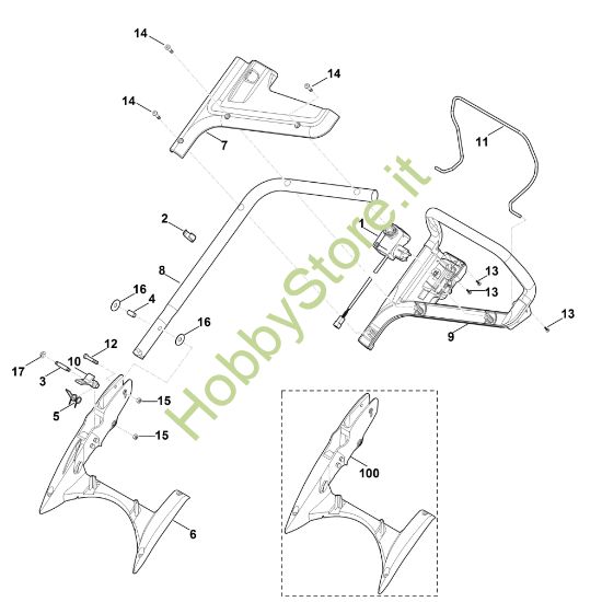 Picture of A - Manubrio ME 339.1 C