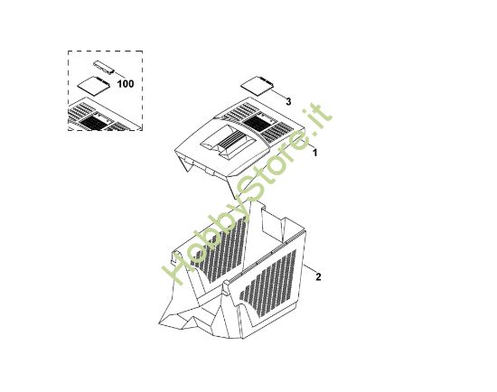 Picture of D - Cesto raccolta erba ME 340