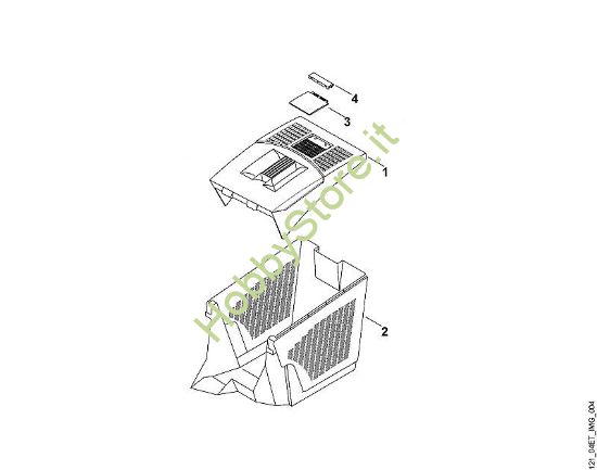 D - Cesto raccolta erba ME ME 350 della marca Viking