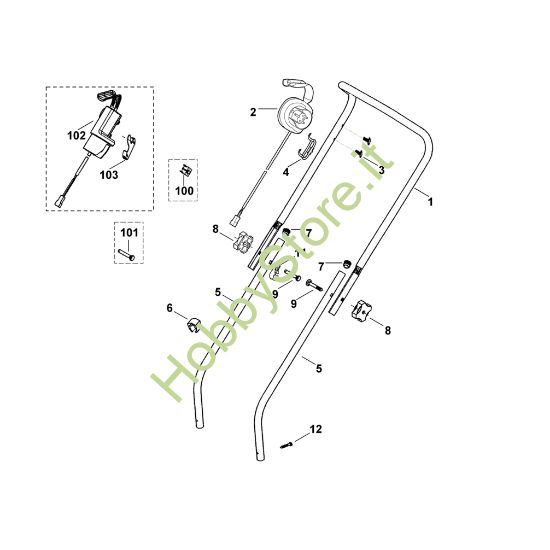 Picture of A - Manubrio ME 360