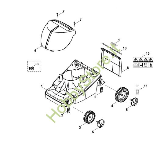 Picture of B - Scocca, autotelaio ME 360