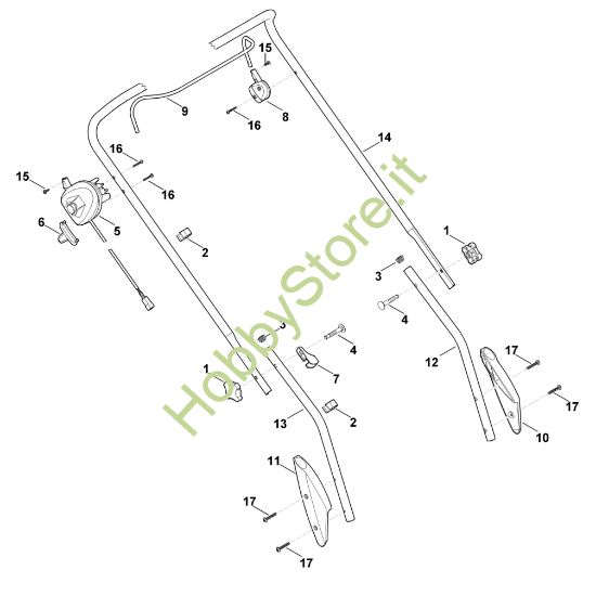 Picture of A - Manubrio ME 443.0 C
