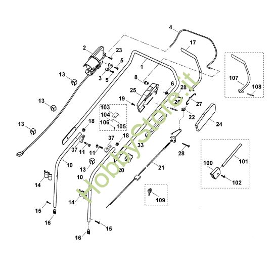 Picture of A - Manubrio ME 455