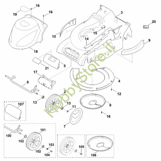 Picture of D - Scocca, asse anteriore ME 545.0 V