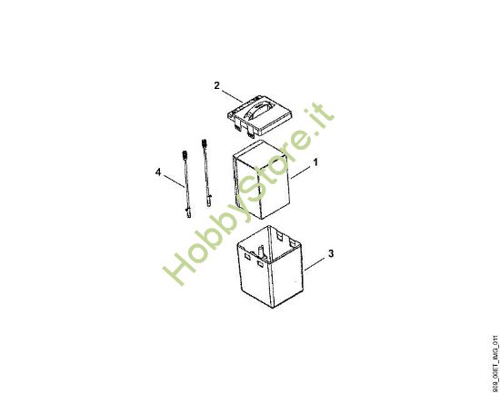 A - Akku 350 Parti accessorie Akku 350 della marca Viking