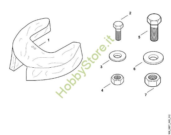 A - ASP 600 Parti accessorie ASP 600 della marca Viking