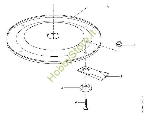 A - Disk Cut Parti accessorie Disk Cut della marca Viking