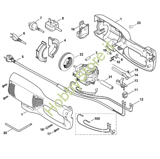 Picture of A - Elettromotore HEL 700