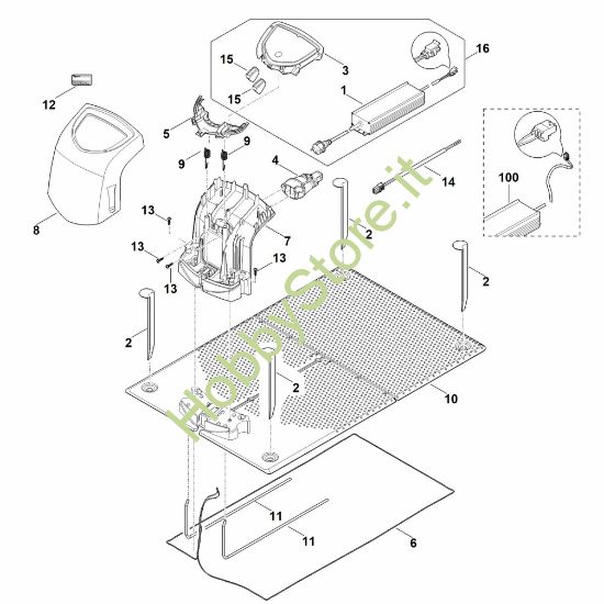 Picture of F - Stazione d ricarica MI 632.1 P