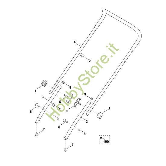 Picture of B - Manubrio LB 540