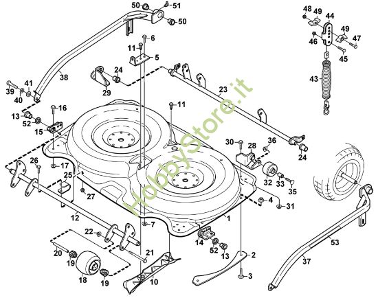 Picture of A - Scocca, sospensione AME 442