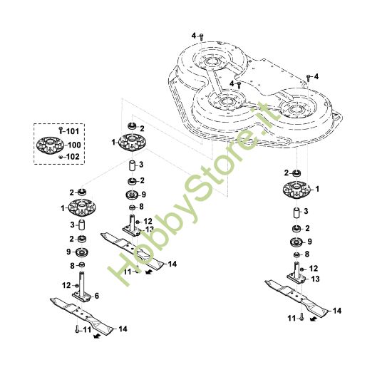 Picture of E - Sistema lame AME 849 HD