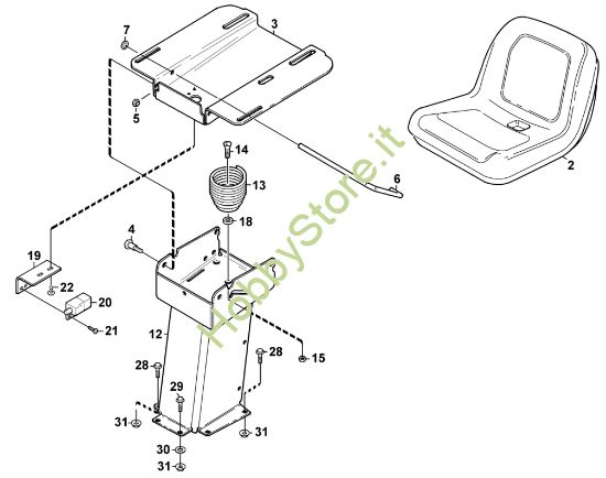 Picture of D - Sedile MF 440