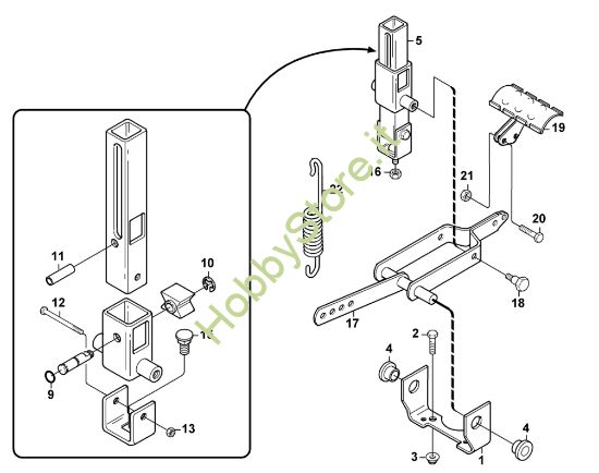 Picture of C - Dispositivo di sollevamento MF 480