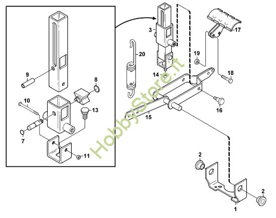 Picture of D - Dispositivo di sollevamento MF 860