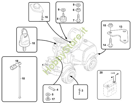 Picture of O - Parti accessorie MF 880