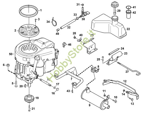 Picture of L - Motore MF 890 PRO