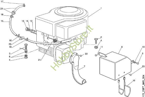 E - Motore MR MR 340 della marca Viking