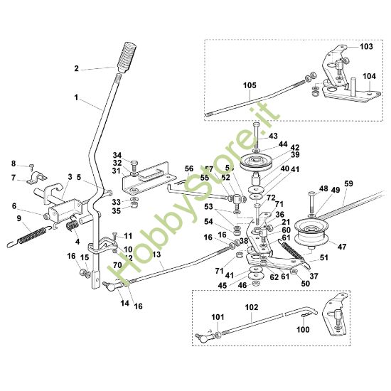 Picture of H - Azionamento apparato di taglio MR 340
