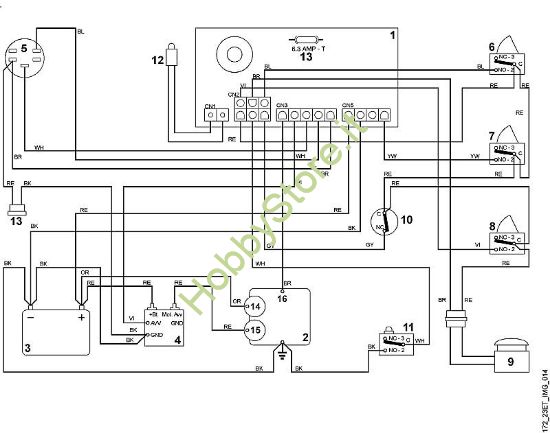 M - Schema elettrico MR MR 340 della marca Viking