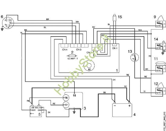 M1 - Schema elettrico MR MR 340 della marca Viking