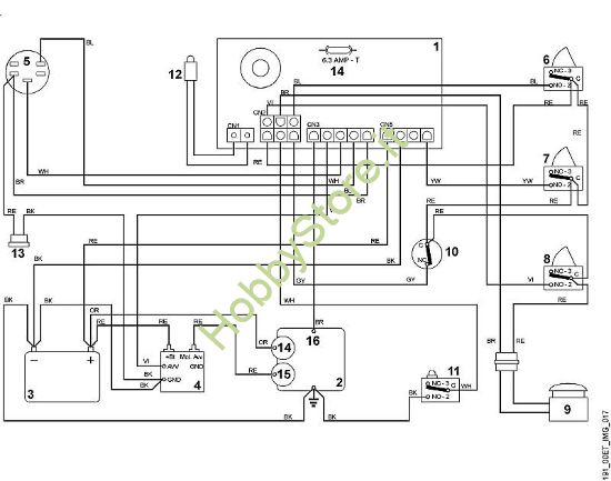 L - Schema elettrico MR MR 380 della marca Viking