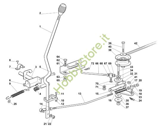 Picture of H - Azionamento apparato di taglio MR 385