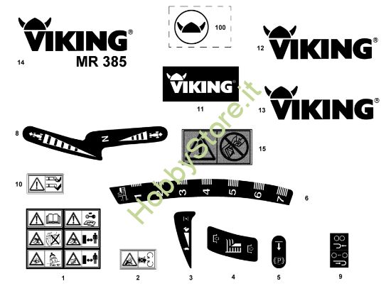 Picture of M - Etichetta adesiva MR 385