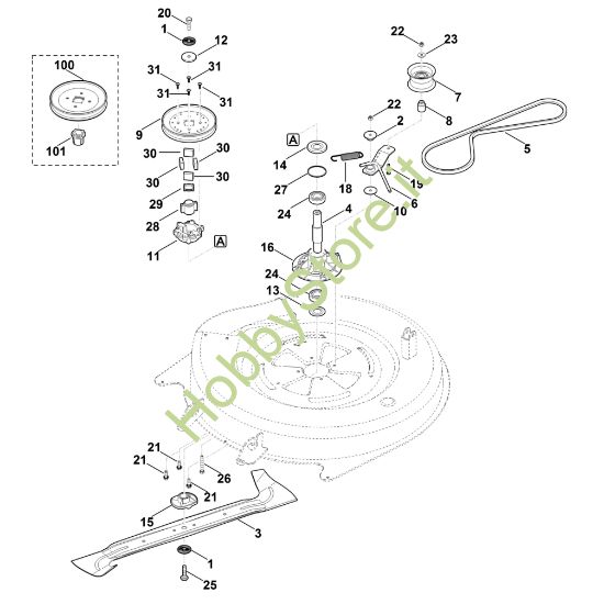 Picture of L - Azionamento lama MR 4082.0