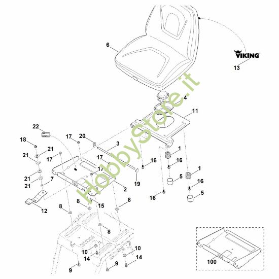 Picture of D - Sedile MR 4082.0 K