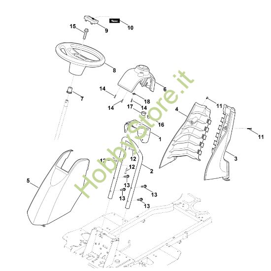 Picture of B - Pannello portacomandi MR 4082.2