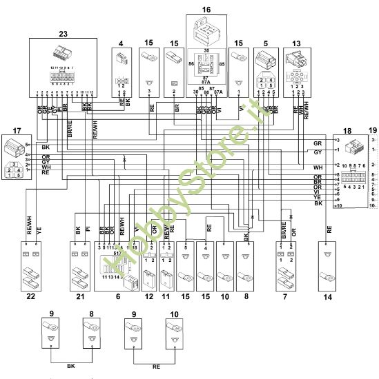 Picture of P - Schema di contatto 1 MR 4082.2