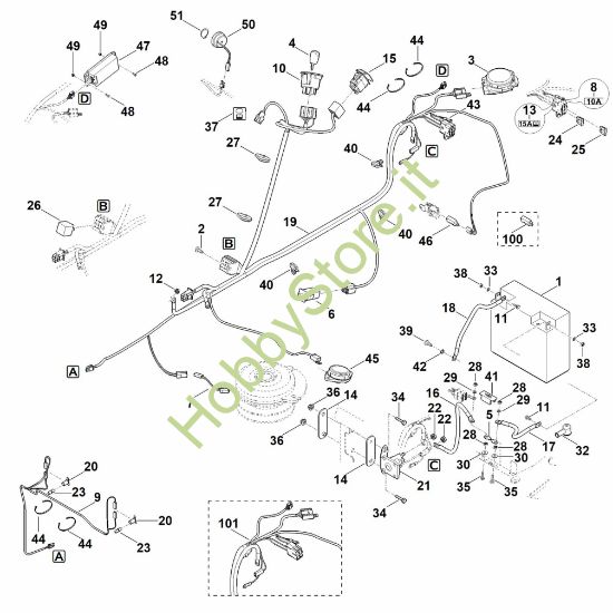 Picture of M - Componenti elettrici MT 4112.1 SZ