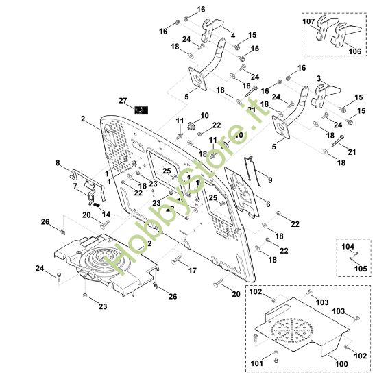 Picture of H - Parete posteriore MT 5097.0